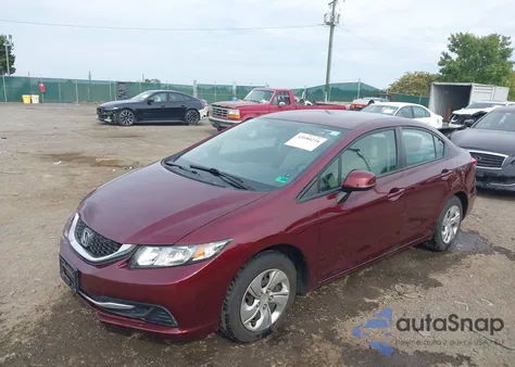 2013 Honda Civic Lx from USA, damaged, VIN 2HGFB2F5XDH600093